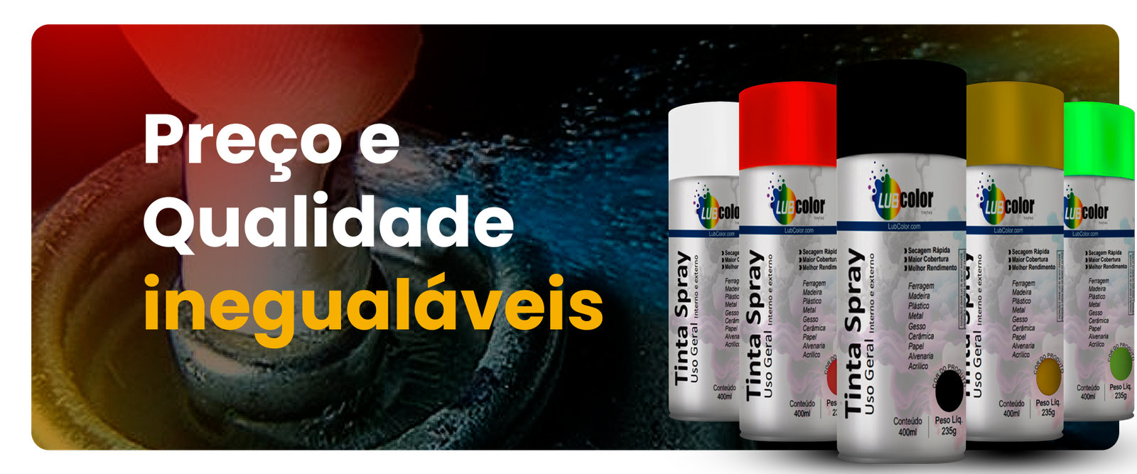 Ferramentas - SLIDE-1-4 Lubcolor | Tintas em Spray